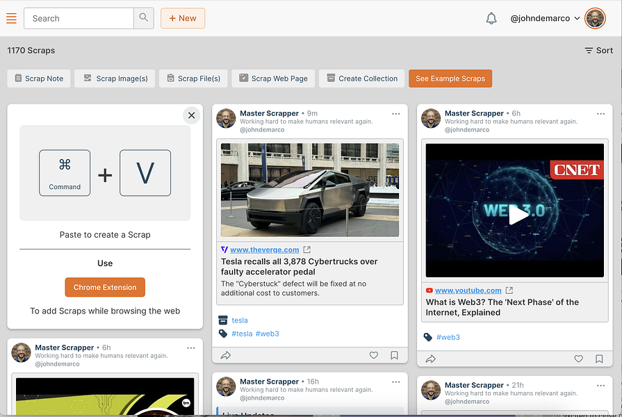 Scrappi: A better way to collect, create and collaborate | BetaList