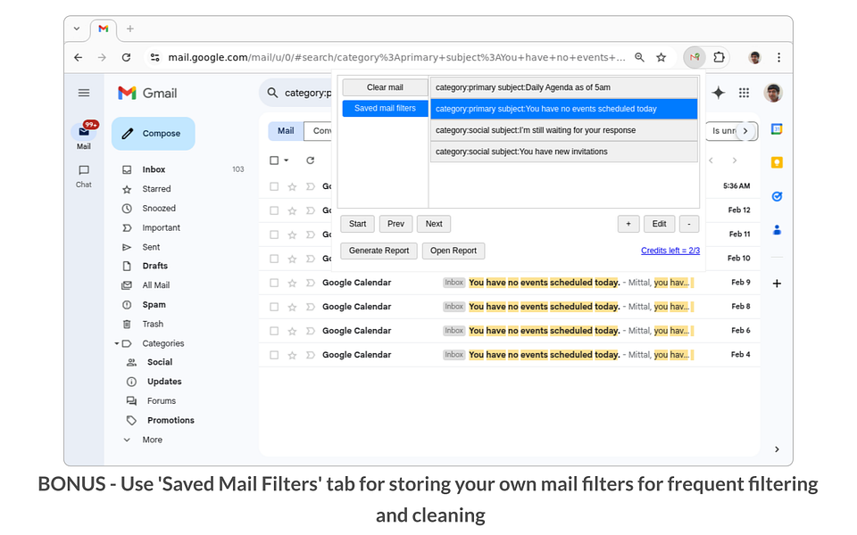 Clear Mail for Gmail