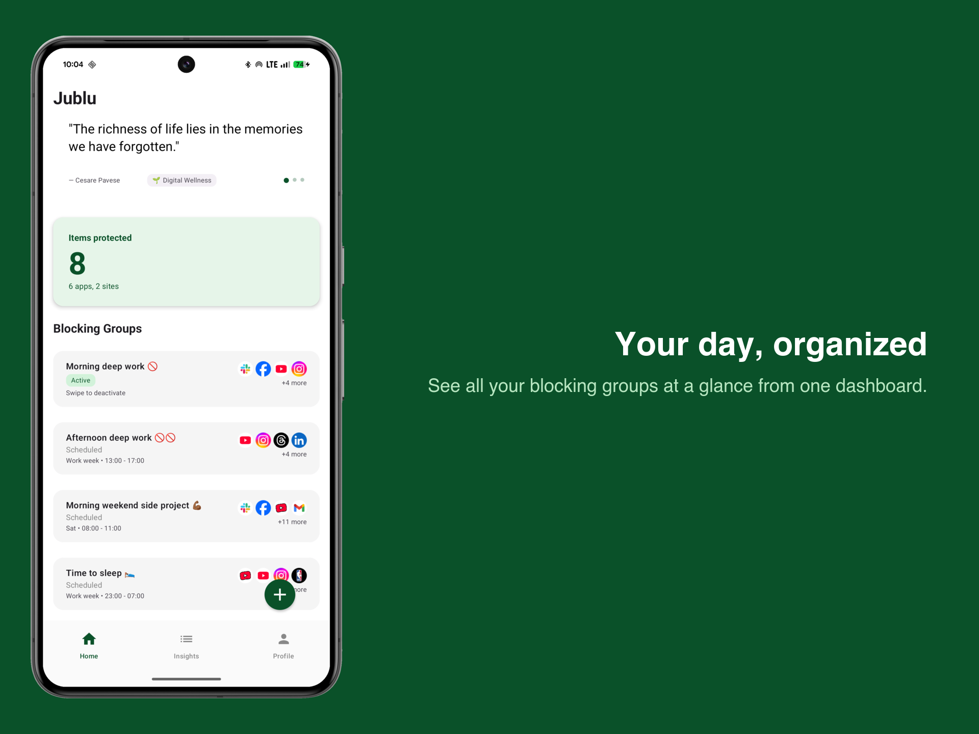 Jublu: Block distracting apps using adaptive conversational | BetaList