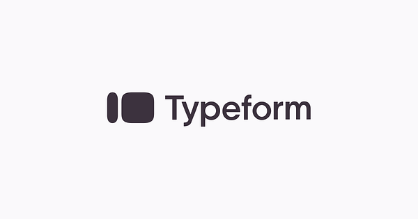 The image features the Typeform logo on a light background.