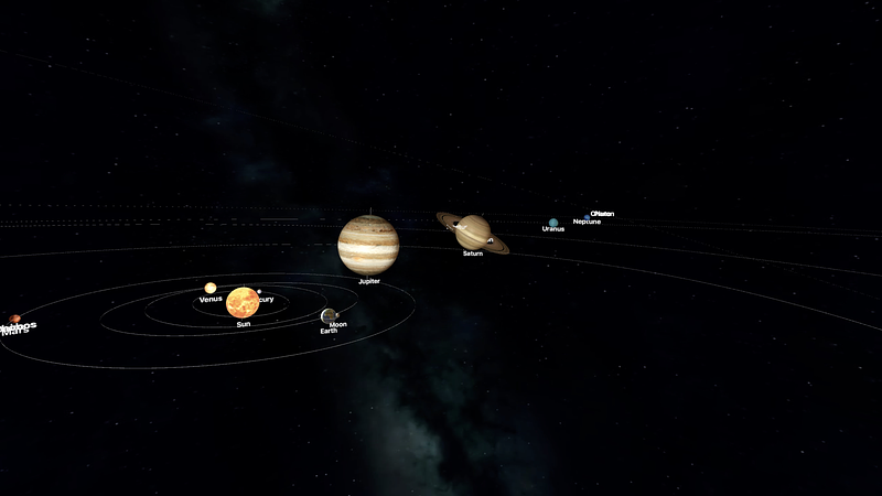 Screenshot of Space Vision