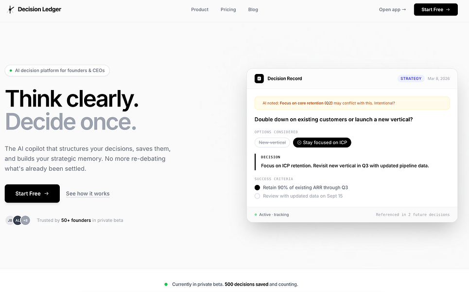 Decision Ledger