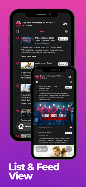 Hero: Share & Discover Lists