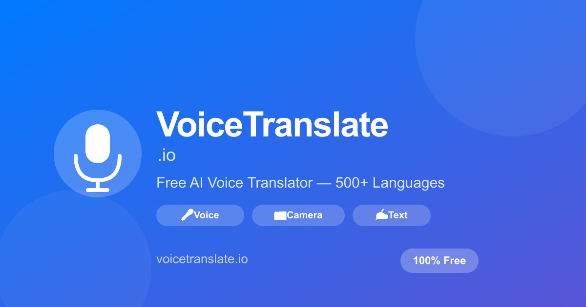 VoiceTranslate logo