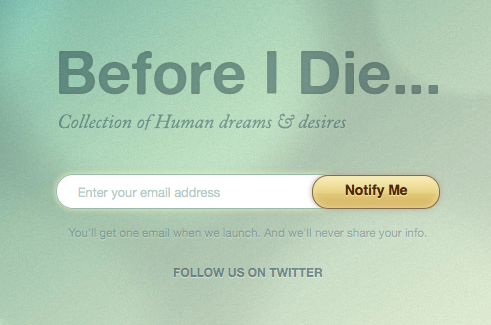 Before I Die