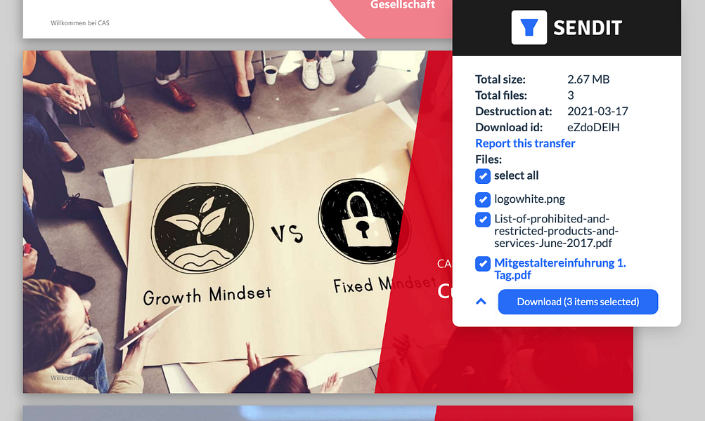 ySendit File Sharing
