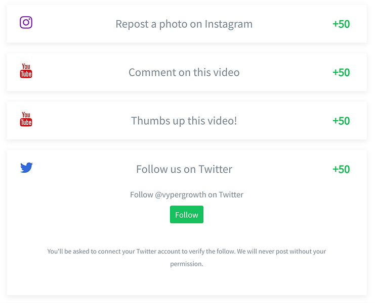 VYPER Rewards Program
