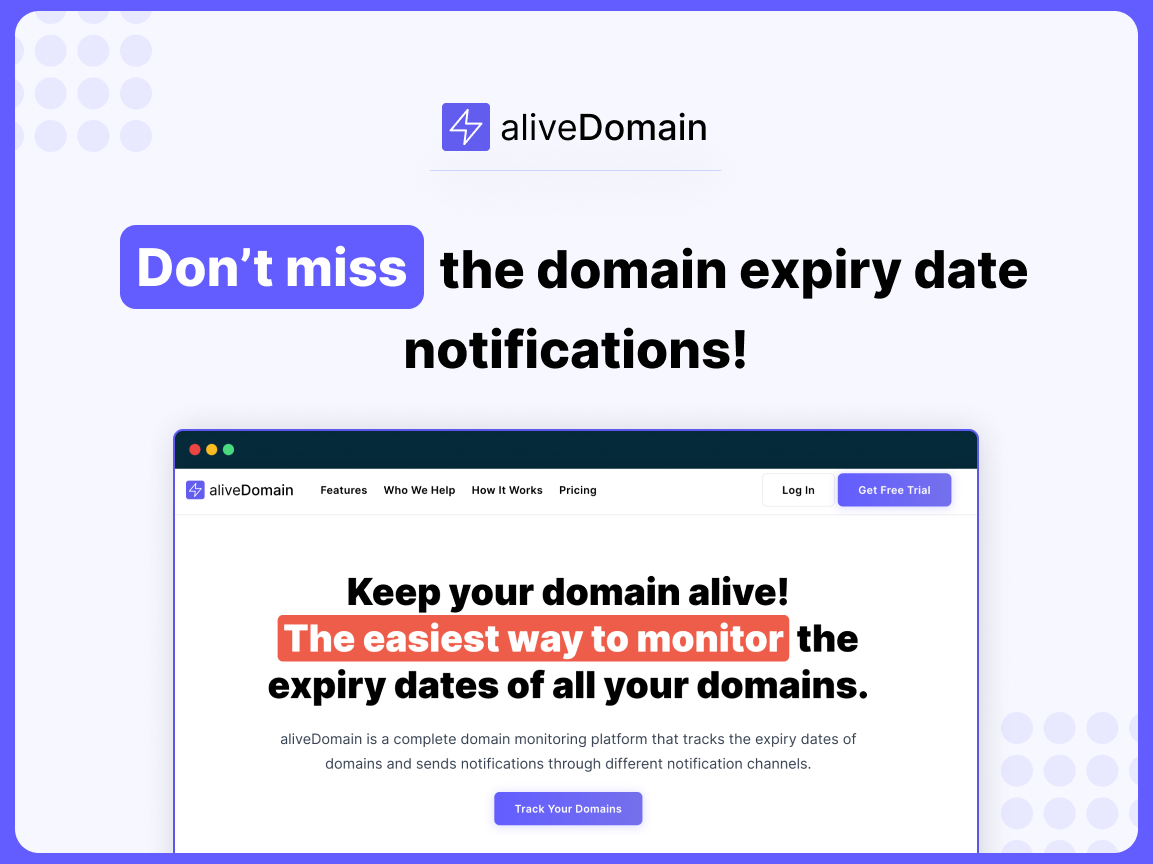 alivedomain.com logo