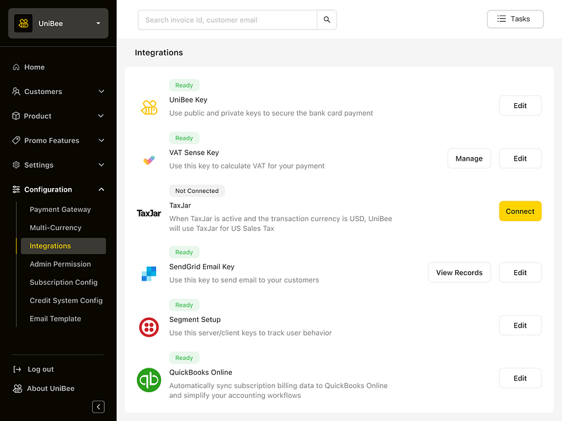 UniBee: Subscription billing platform with usage metering | BetaList