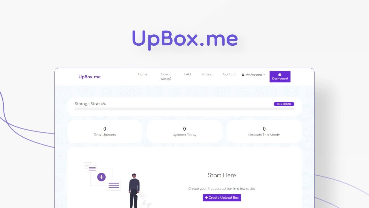 UpBox.me: Create an upload box, Share it, Get files | BetaList