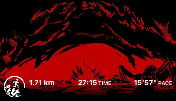 Dark, eerie tunnel with scattered debris and faint light sources creating a suspenseful atmosphere.