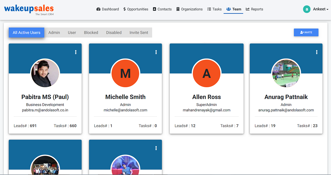 Wakeupsales CRM