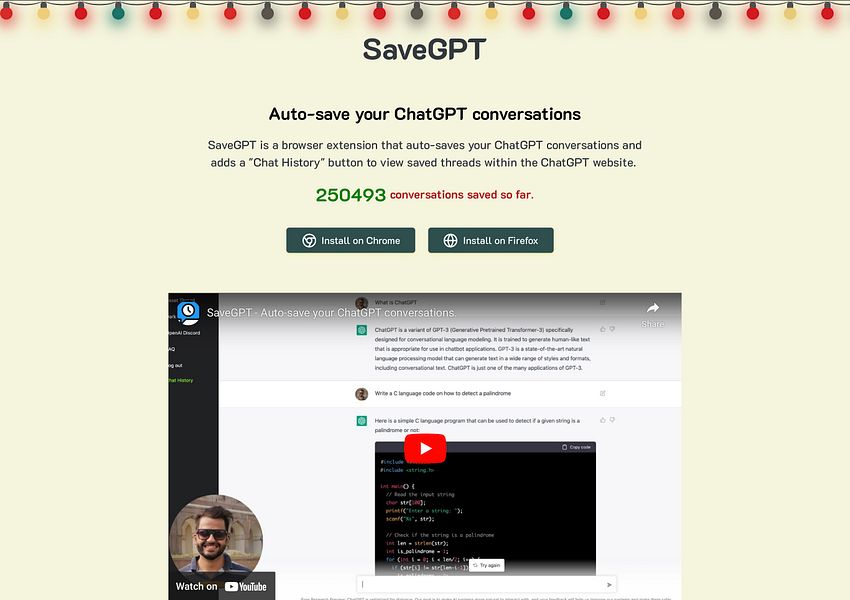 SaveGPT