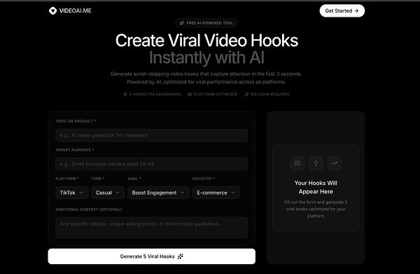 Screenshot of the VS Code editor displaying a React custom hook generator function and related React code.
