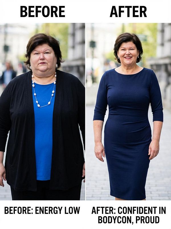 Portrait of a man wearing a gray sweater and dark pants, standing against a plain backdrop with a thoughtful expression.