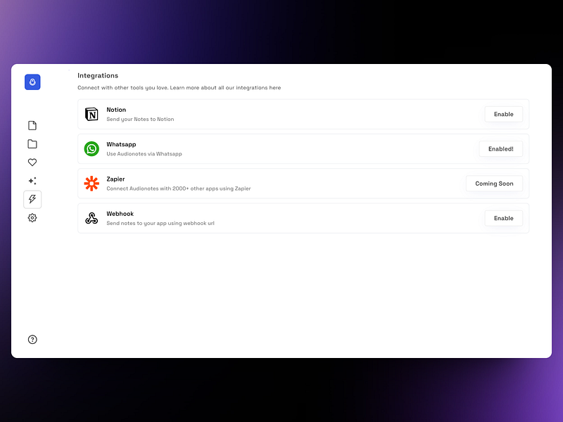 Audionotes