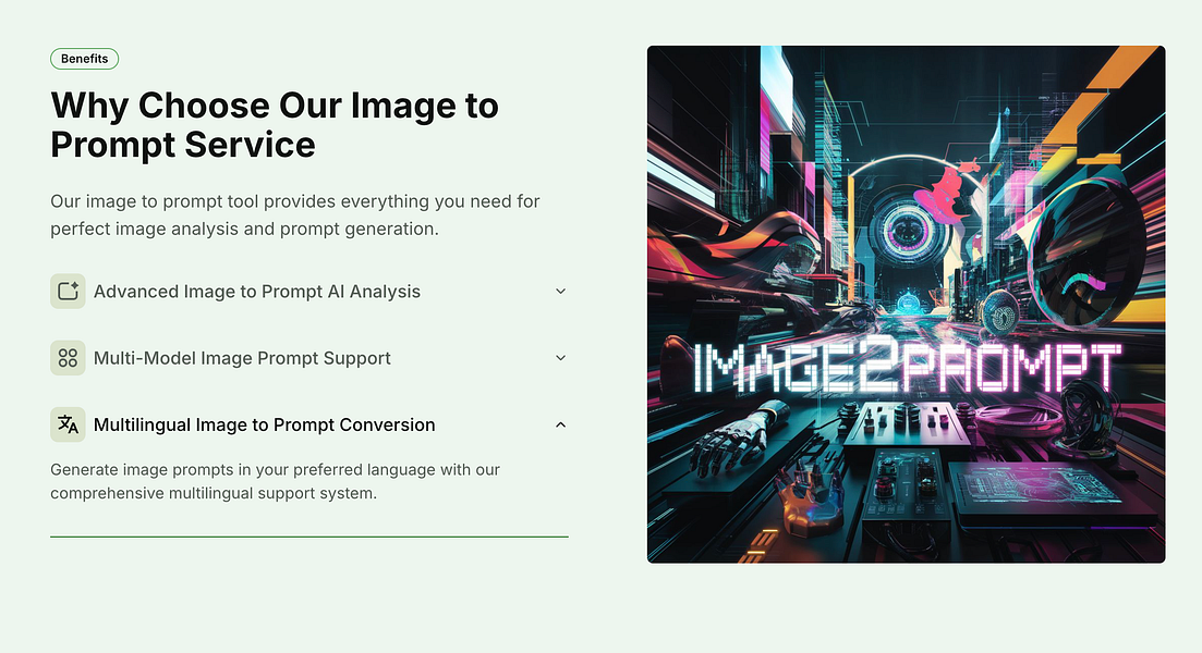 Image2Prompt - Free Image to Prompt Generator: a powerful | BetaList