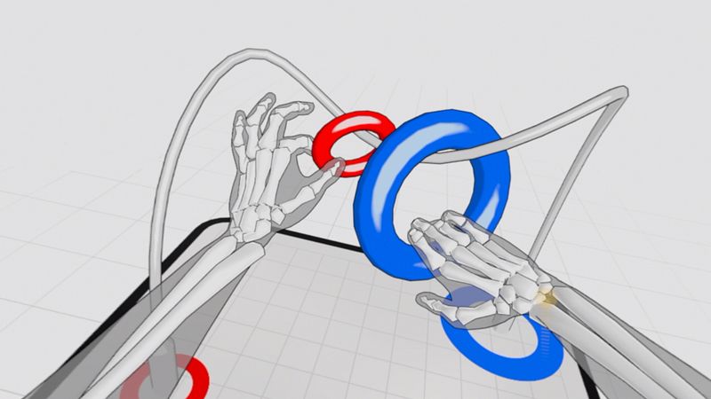Screenshot of Hand Physics Lab