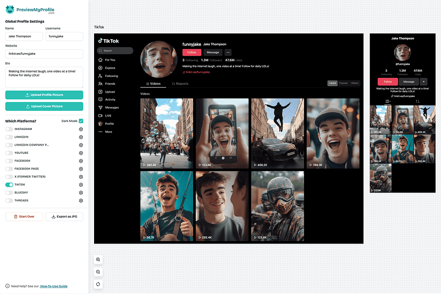 PreviewMyProfile