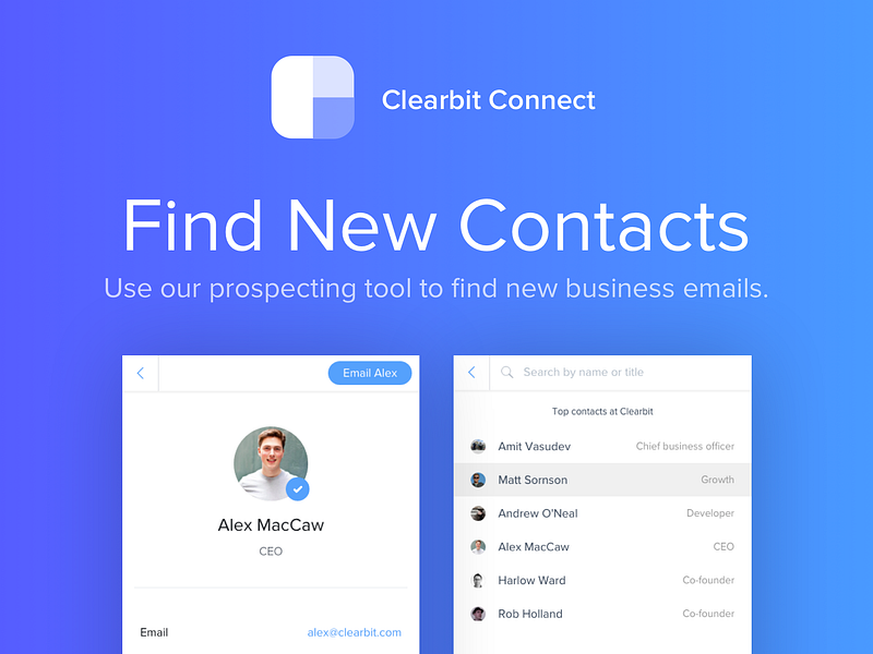 Clearbit Connect