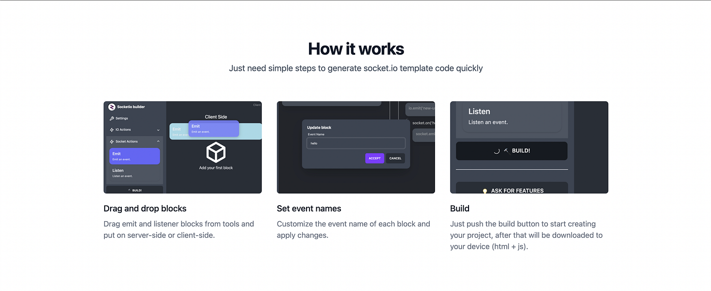 Socket IO Builder