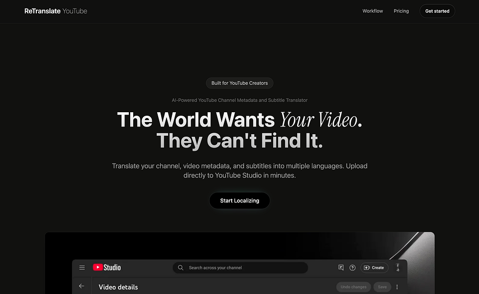 ReTranslate YouTube