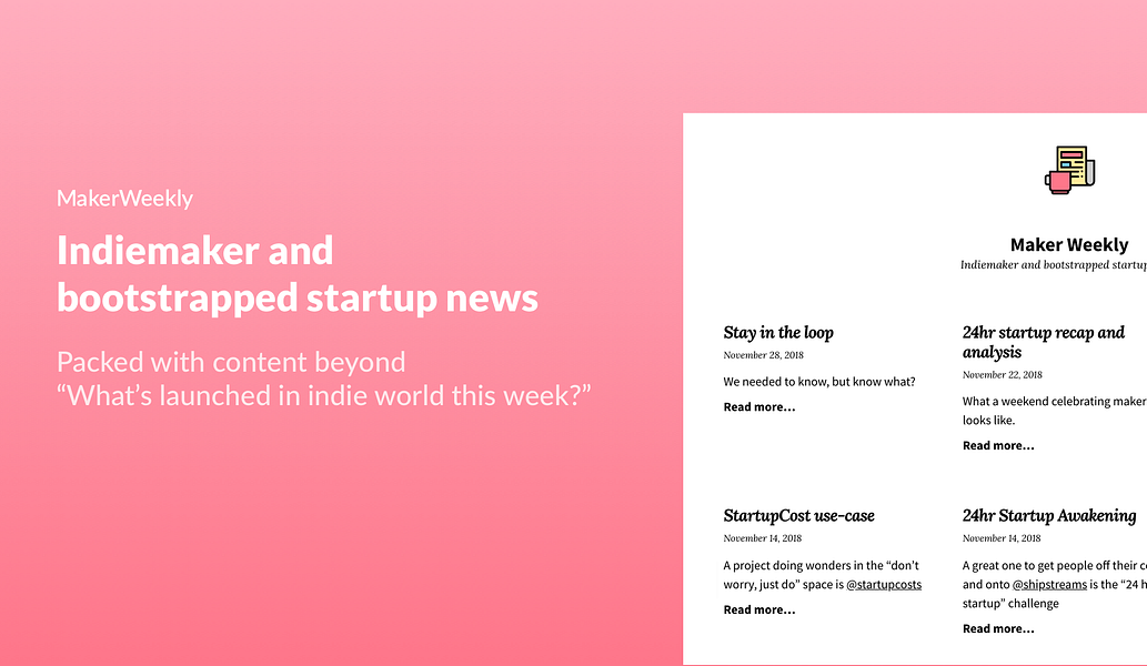 MakerWeekly