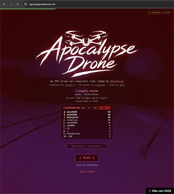A screenshot of a WordPress domain verification page showing a pending domain change for apocalypsedrone.net.