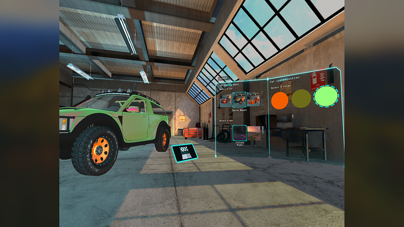 Screenshot of VR Adrenaline Drive