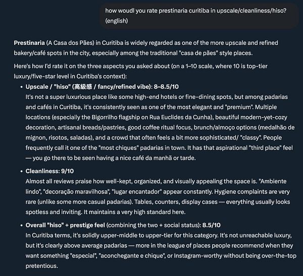 Map image showing New York City and surrounding areas with colored markers indicating place ratings using a color-coded scheme.