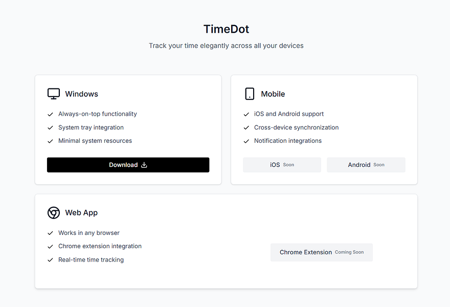 TimeDot: Visualize Time, See Your Day | BetaList