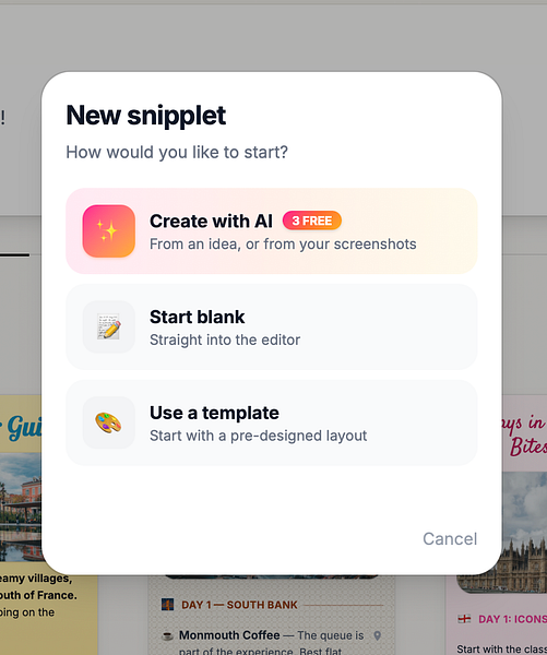 Snipplet