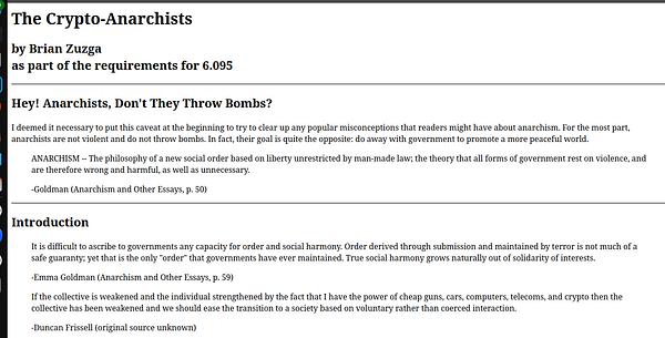 Cover art for the book 'The Crypto-Anarchists' featuring a futuristic, humanoid figure with mechanical and cybernetic elements.