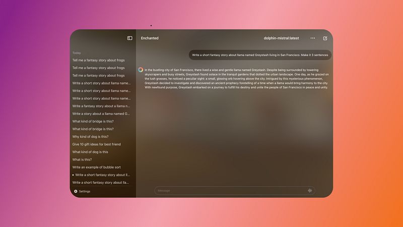 Screenshot of Enchanted Developers Only