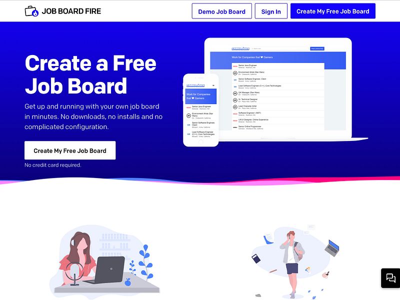 Job Board Fire