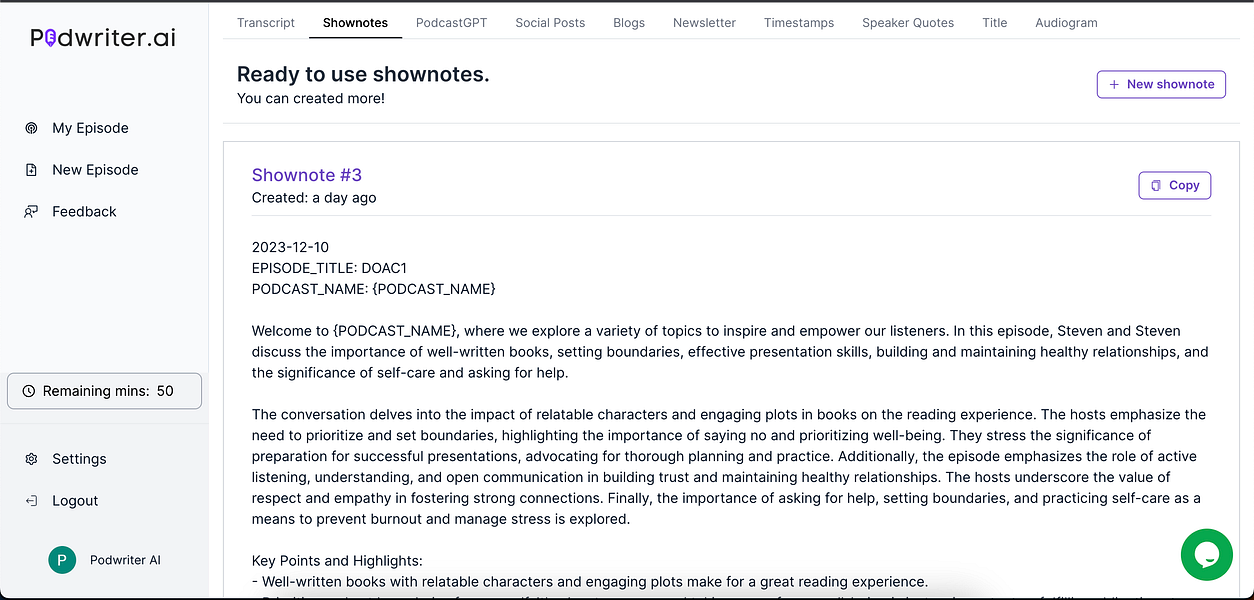 Podwriter.ai