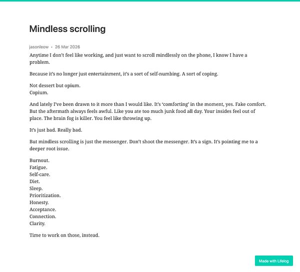 A stylized illustration of a person sitting mindlessly scrolling on a smartphone with various social media and notification icons around.