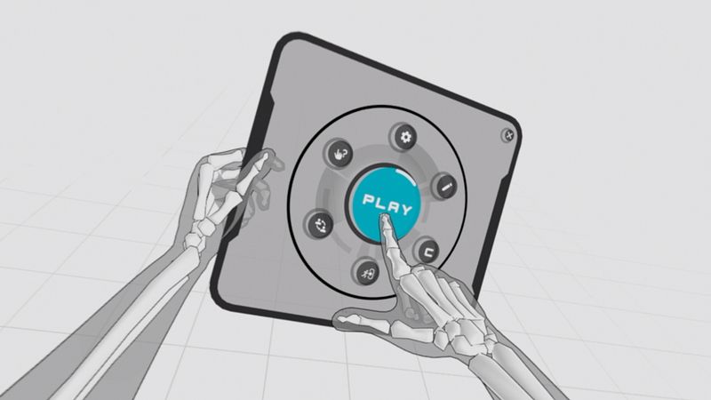 Screenshot of Hand Physics Lab