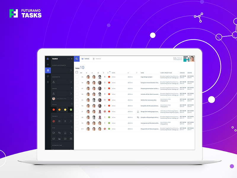 Futuramo Tasks