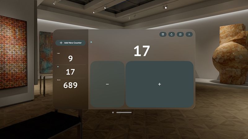 Screenshot of Tally: Simple Click Counter