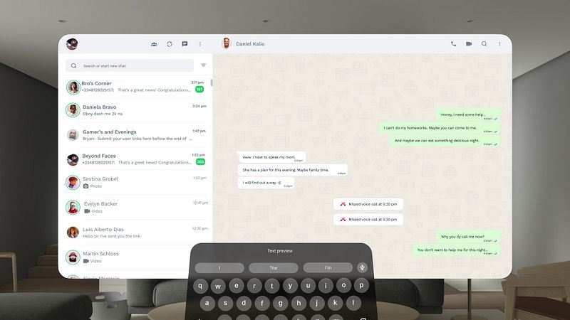 Screenshot of Messenger for WhatsApp & WAI