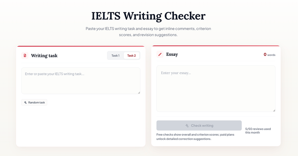 IELTS Writing Checker