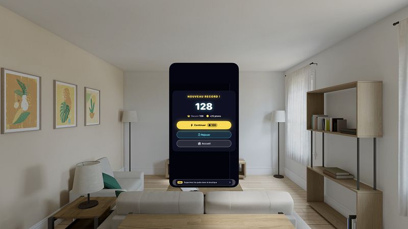 Screenshot of AeroDash: Offline Arcade Game