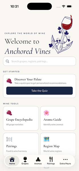 Anchored Vines
