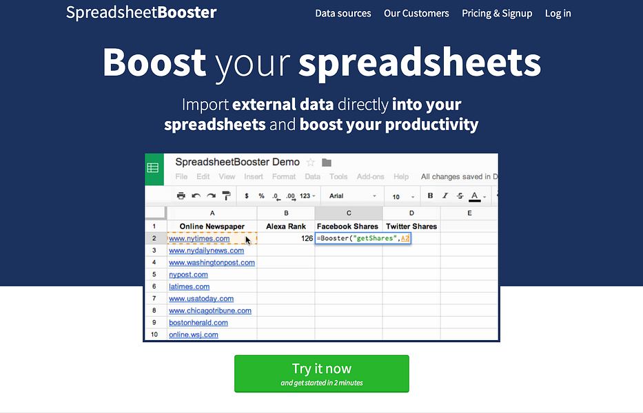 SpreadsheetBooster