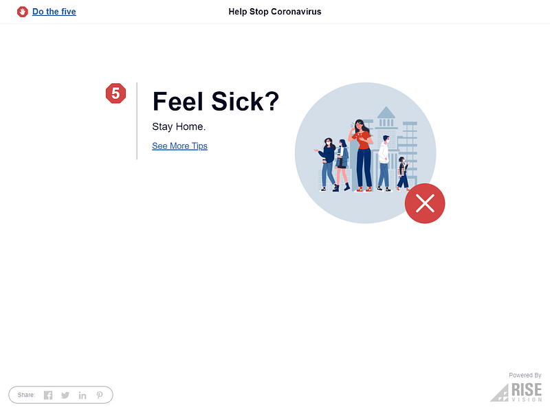 Coronavirus Tips New Tab
