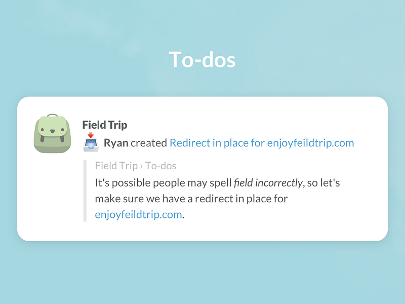 Field Trip