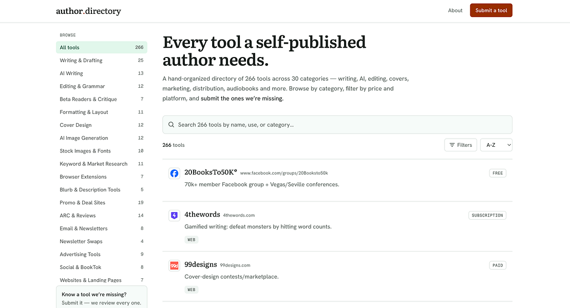 Author Directory