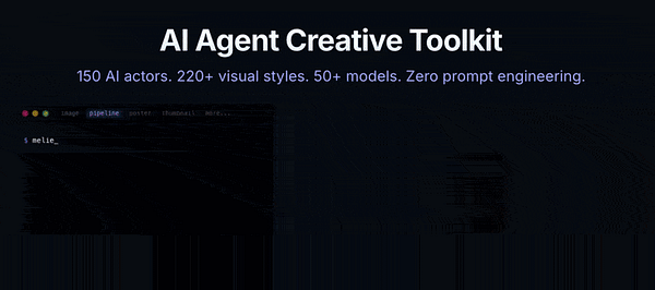 Screenshot of the melies-cli GitHub README file displaying usage instructions and commands.