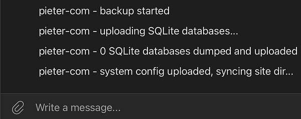 Screenshot of B2 Cloud Storage web interface showing bucket list and backup configuration.